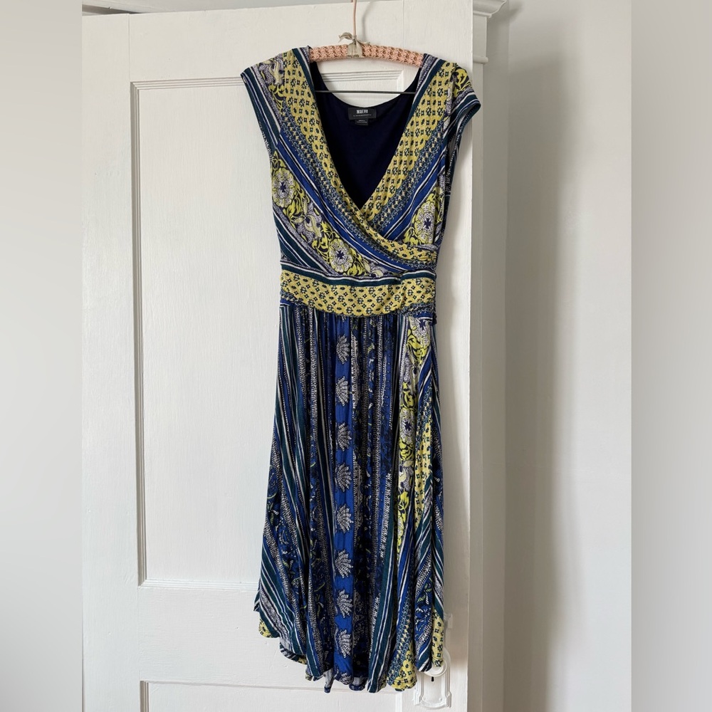 Maeve | blue and yellow maxi dress - Picture 3 of 3